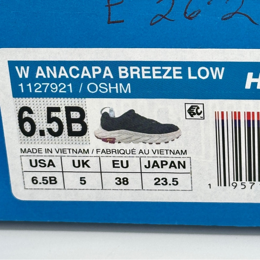 NWT Hoka Anacapa Breeze Low Women’s Hiking Shoes in Outer Space / Harbor Mist - Picture 5 of 16